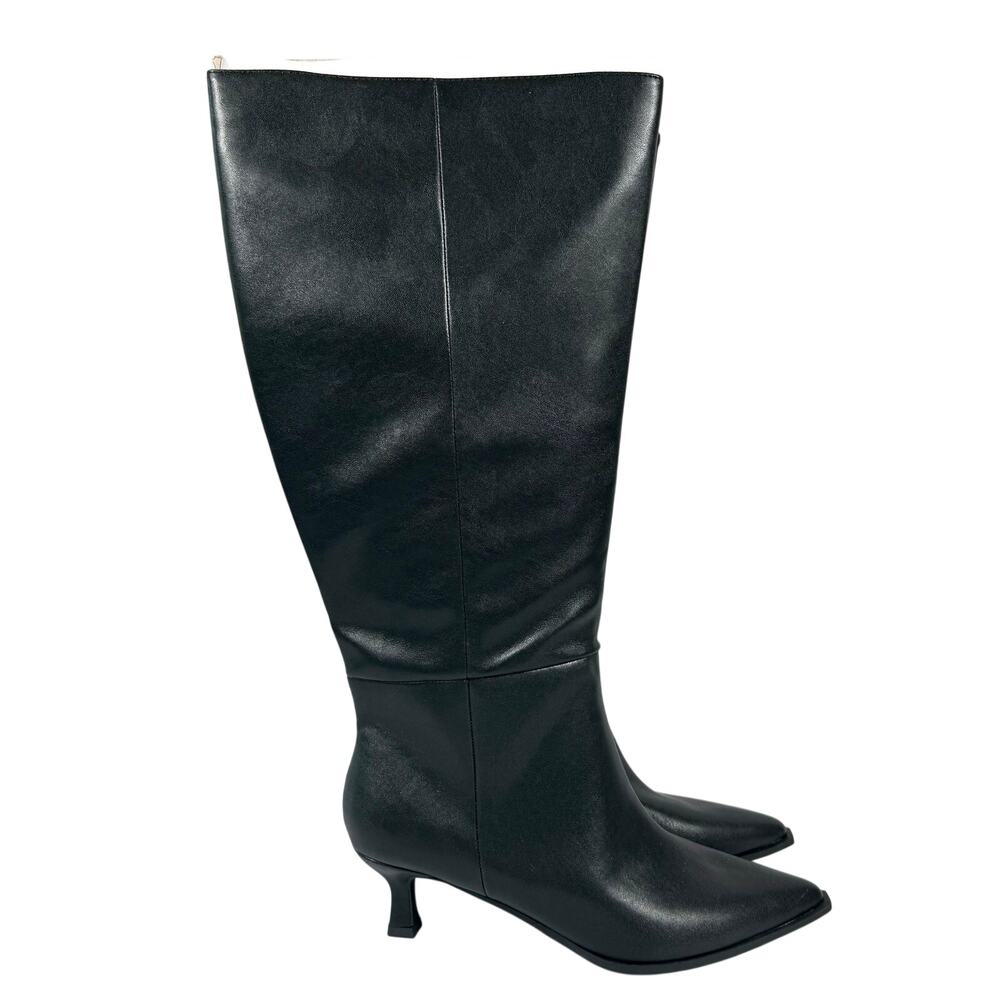 NEW Madden NYC Boots Womens Size 11 Extended Calf Black w/Box NWT
